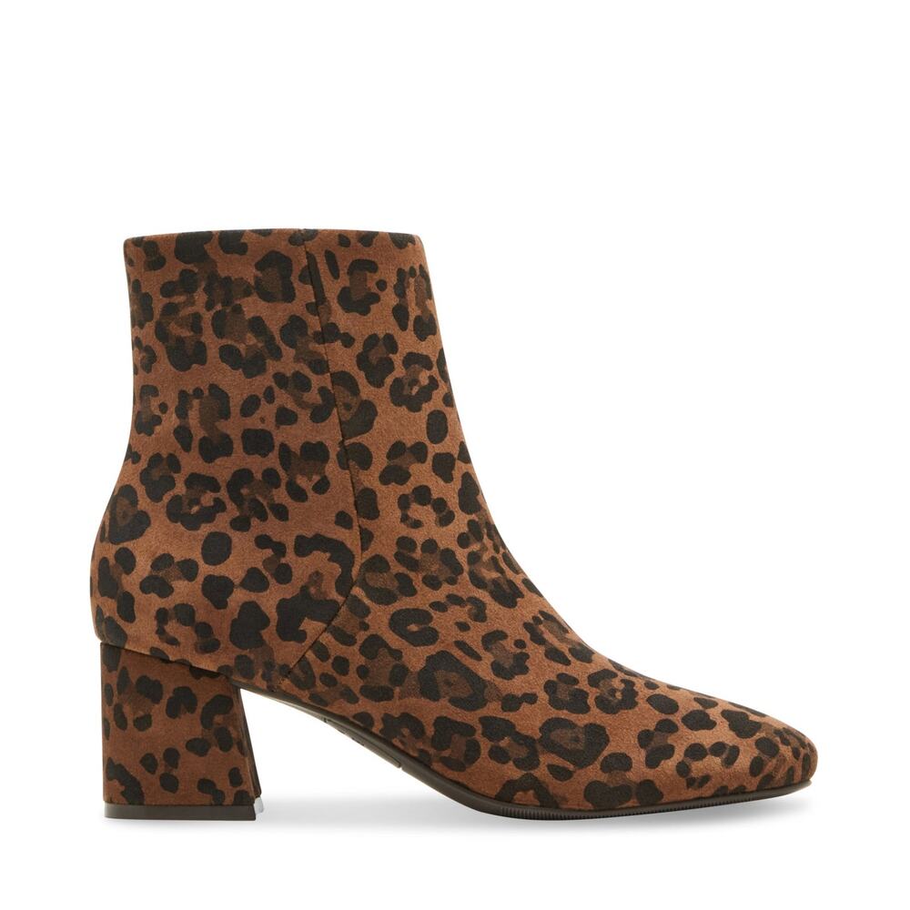Blondo ALIDA waterproof ankle boots suede brown leopard print sz 6 new $160